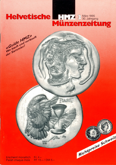 Helvetische Münzenzeitung HMZ Nr. 3 März 1995